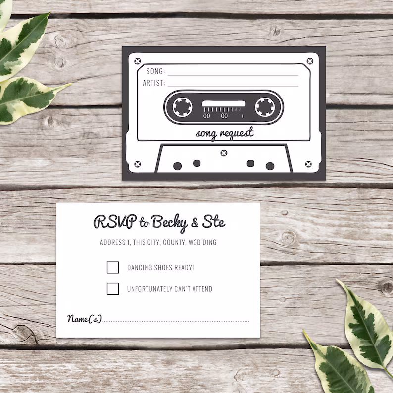 interactive rsvp card
