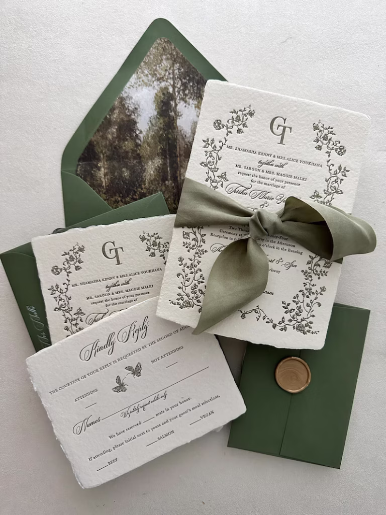 embossed